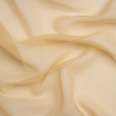 Crinkled Silk Chiffon – Latte – Premium Collection Crinkled Silk Chiffon – Latte – Premium Collection