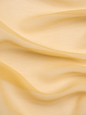 Crinkled Silk Chiffon – Gold – Premium Collection Crinkled Silk Chiffon – Gold – Premium Collection