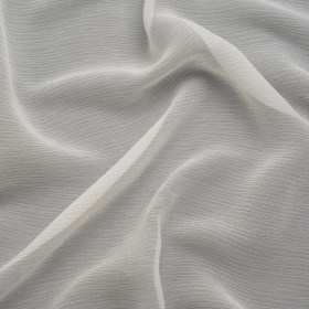 Crinkled Silk Chiffon – Antique White – Premium Collection Crinkled Silk Chiffon – Antique White – Premium Collection
