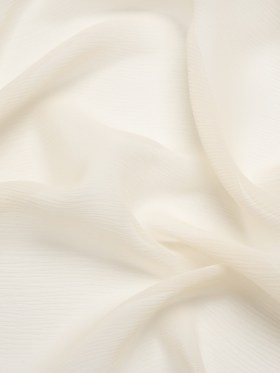 Crinkled Silk Chiffon – Tapioca – Premium Collection Crinkled Silk Chiffon – Tapioca – Premium Collection