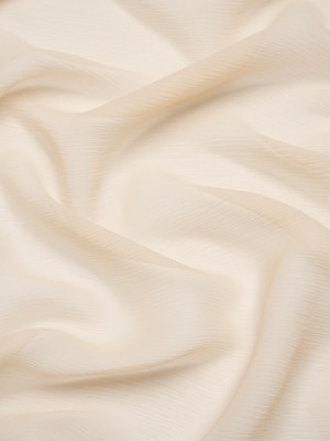 Crinkled Silk Chiffon – Winter Wheat – Premium Collection Crinkled Silk Chiffon – Winter Wheat – Premium Collection