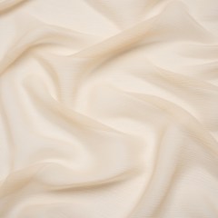 Crinkled Silk Chiffon – Winter Wheat – Premium Collection Crinkled Silk Chiffon – Winter Wheat – Premium Collection