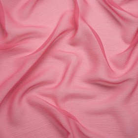 Crinkled Silk Chiffon – Rapture Rose – Premium Collection Crinkled Silk Chiffon – Rapture Rose – Premium Collection