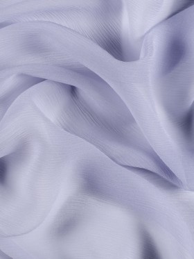 Crinkled Silk Chiffon – Icelandic Blue – Premium Collection Crinkled Silk Chiffon – Icelandic Blue – Premium Collection