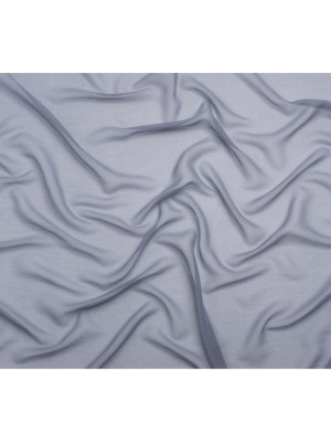 Crinkled Silk Chiffon – Infinity Blue – Premium Collection Crinkled Silk Chiffon – Infinity Blue – Premium Collection