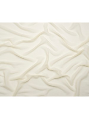 Crinkled Silk Chiffon – Ivory – Premium Collection Crinkled Silk Chiffon – Ivory – Premium Collection