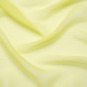 Crinkled Silk Chiffon – Sunny Lime – Premium Collection Crinkled Silk Chiffon – Sunny Lime – Premium Collection