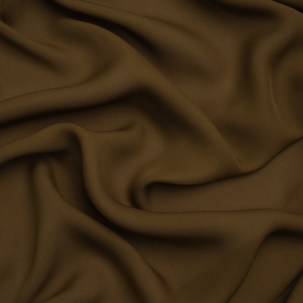 Silk Double Georgette – Fir Green – Premium Collection Silk Double Georgette – Fir Green – Premium Collection