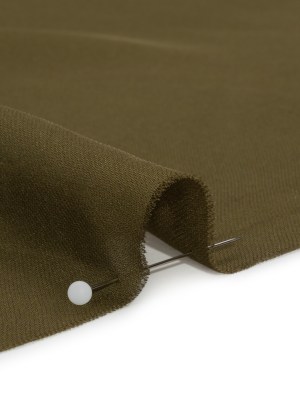 Silk Double Georgette – Olive Green – Premium Collection Silk Double Georgette – Olive Green – Premium Collection