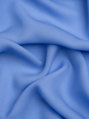 Silk Double Georgette – Regatta Blue – Premium Collection Silk Double Georgette – Regatta Blue – Premium Collection