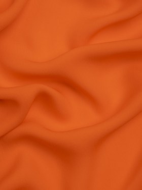 Silk Double Georgette – Burnt Orange – Premium Collection Silk Double Georgette – Burnt Orange – Premium Collection