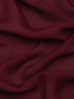 Silk Double Georgette – Maroon – Premium Collection Silk Double Georgette – Maroon – Premium Collection