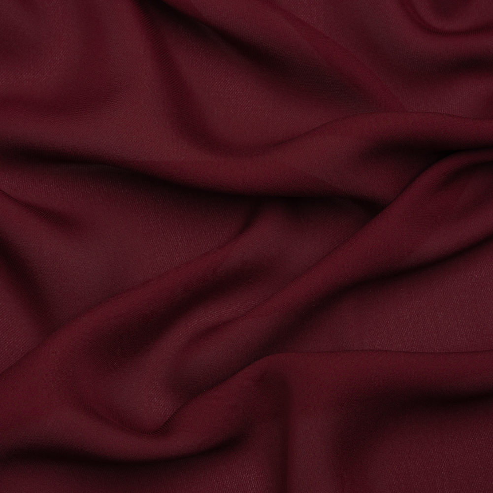Silk Double Georgette – Maroon – Premium Collection Silk Double Georgette – Maroon – Premium Collection