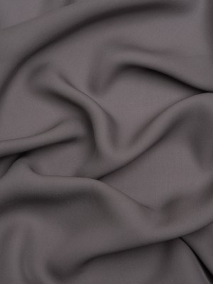 Silk Double Georgette – Dark Silver – Premium Collection Silk Double Georgette – Dark Silver – Premium Collection