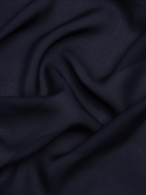 Silk Double Georgette – Navy – Premium Collection Silk Double Georgette – Navy – Premium Collection