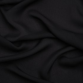Silk Double Georgette – Black – Premium Collection Silk Double Georgette – Black – Premium Collection