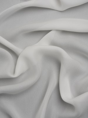 Silk Double Georgette – Whisper White – Premium Collection Silk Double Georgette – Whisper White – Premium Collection