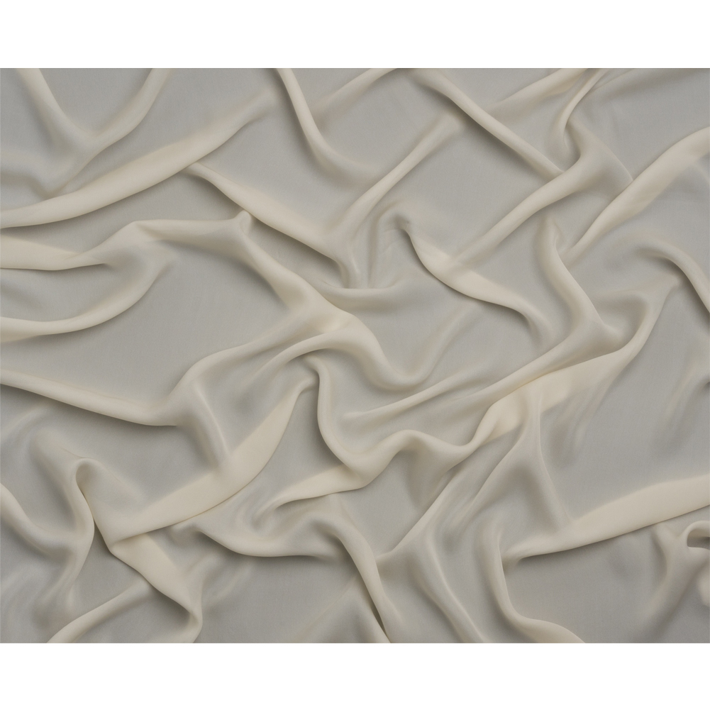 Silk Double Georgette – Antique White – Premium Collection Silk Double Georgette – Antique White – Premium Collection