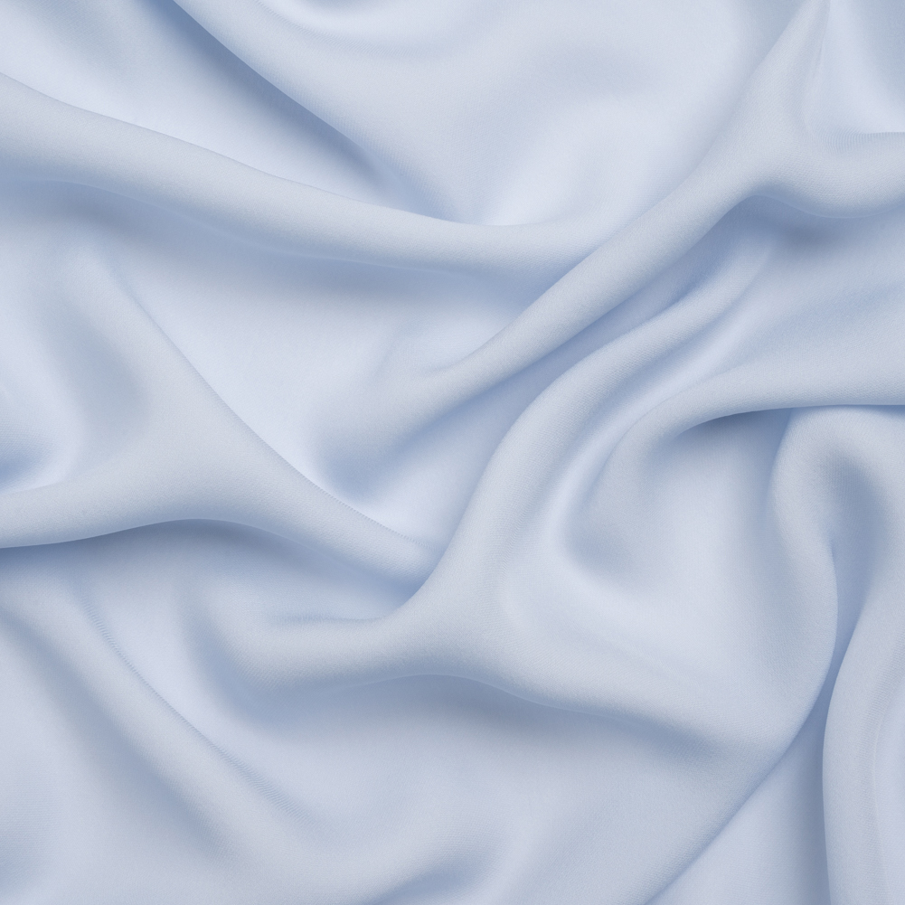 Silk Double Georgette – Icelandic Blue – Premium Collection Silk Double Georgette – Icelandic Blue – Premium Collection