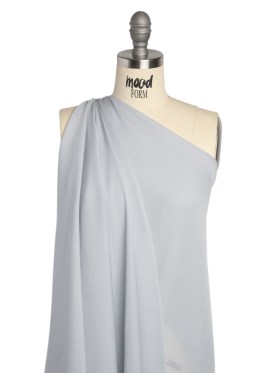 Silk Double Georgette – Gray Dawn – Premium Collection Silk Double Georgette – Gray Dawn – Premium Collection