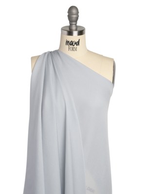 Silk Double Georgette – Gray Dawn – Premium Collection Silk Double Georgette – Gray Dawn – Premium Collection