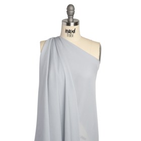 Silk Double Georgette – Gray Dawn – Premium Collection Silk Double Georgette – Gray Dawn – Premium Collection