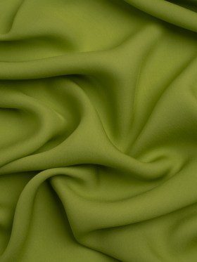 Silk Double Georgette – Peridot Green – Premium Collection Silk Double Georgette – Peridot Green – Premium Collection