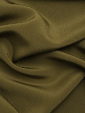 Silk 4-Ply Crepe 44″ – Olive Green – Premium Collection Silk 4-Ply Crepe 44″ – Olive Green – Premium Collection