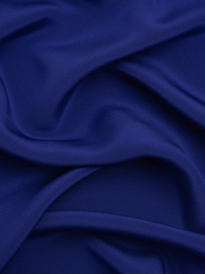 Silk 4-Ply Crepe 44″ – Mazarine Blue – Premium Collection Silk 4-Ply Crepe 44″ – Mazarine Blue – Premium Collection