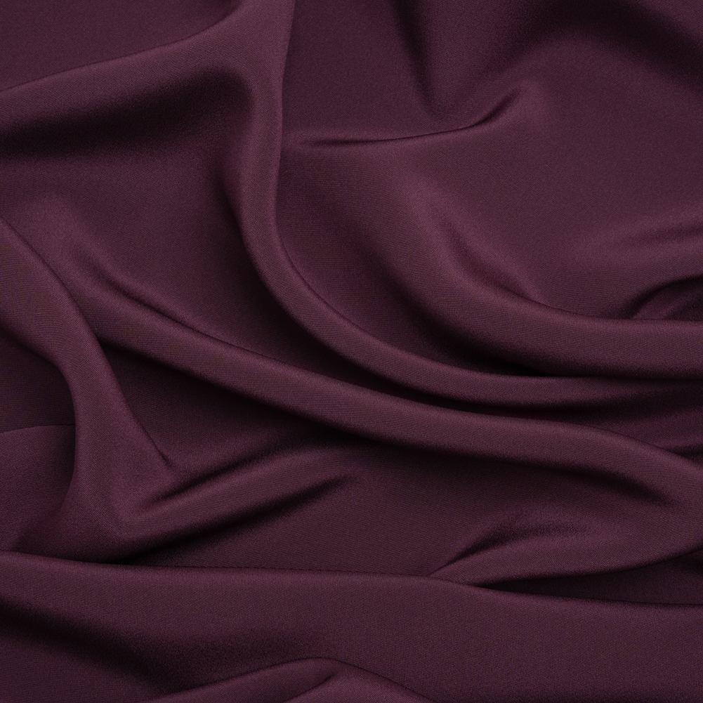 Silk 4-Ply Crepe 44″ – Eggplant – Premium Collection Silk 4-Ply Crepe 44″ – Eggplant – Premium Collection