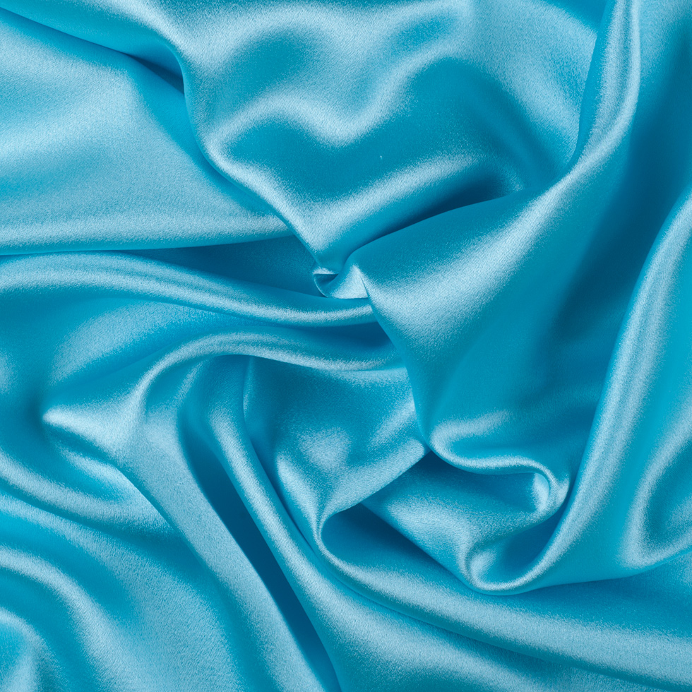 Silk Crepe Back Satin – Angel Blue – Premium Collection Silk Crepe Back Satin – Angel Blue – Premium Collection