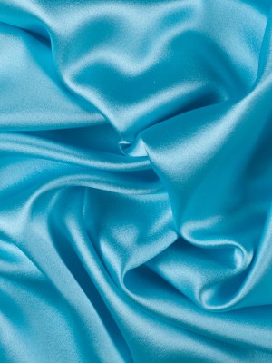 Silk Crepe Back Satin – Angel Blue – Premium Collection Silk Crepe Back Satin – Angel Blue – Premium Collection