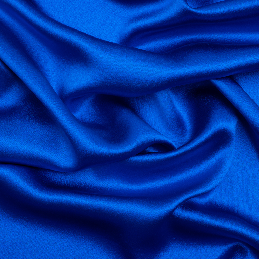 Silk Crepe Back Satin – Princess Blue – Premium Collection Silk Crepe Back Satin – Princess Blue – Premium Collection