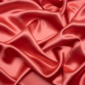 Silk Crepe Back Satin – Salmon – Premium Collection Silk Crepe Back Satin – Salmon – Premium Collection