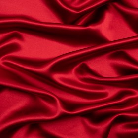 Silk Crepe Back Satin – Tango Red – Premium Collection Silk Crepe Back Satin – Tango Red – Premium Collection