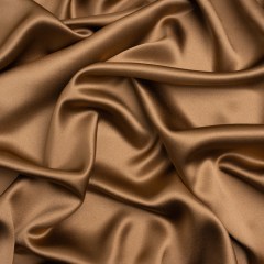 Silk Crepe Back Satin – Light Brown – Premium Collection Silk Crepe Back Satin – Light Brown – Premium Collection