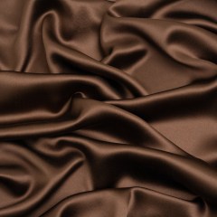 Silk Crepe Back Satin – Chocolate – Premium Collection Silk Crepe Back Satin – Chocolate – Premium Collection