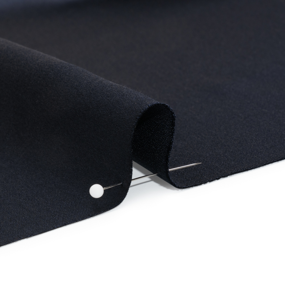 Silk Crepe Back Satin – Midnight – Premium Collection Silk Crepe Back Satin – Midnight – Premium Collection
