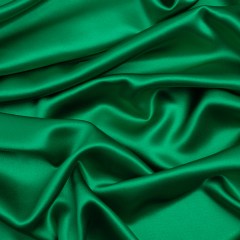 Silk Crepe Back Satin – Kelly Green – Premium Collection Silk Crepe Back Satin – Kelly Green – Premium Collection