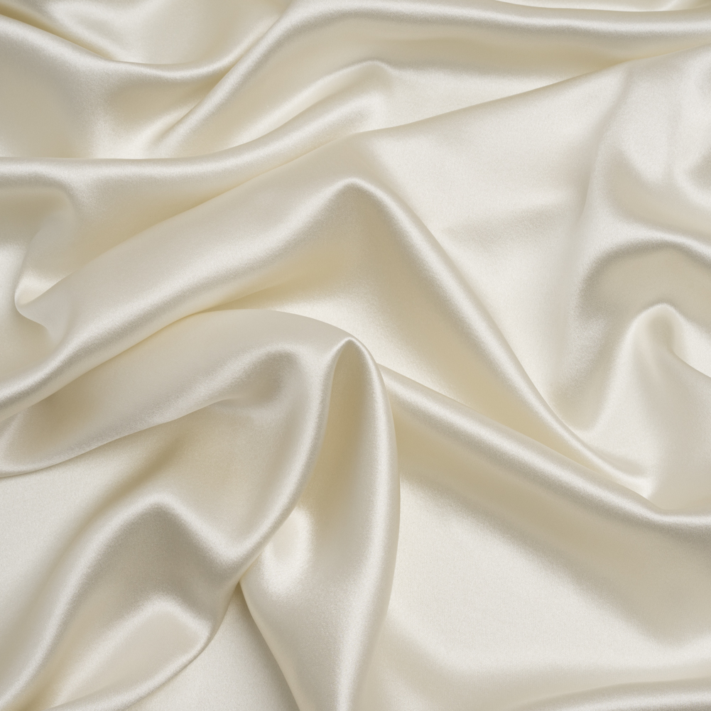 Silk Crepe Back Satin – Antique White – Premium Collection Silk Crepe Back Satin – Antique White – Premium Collection