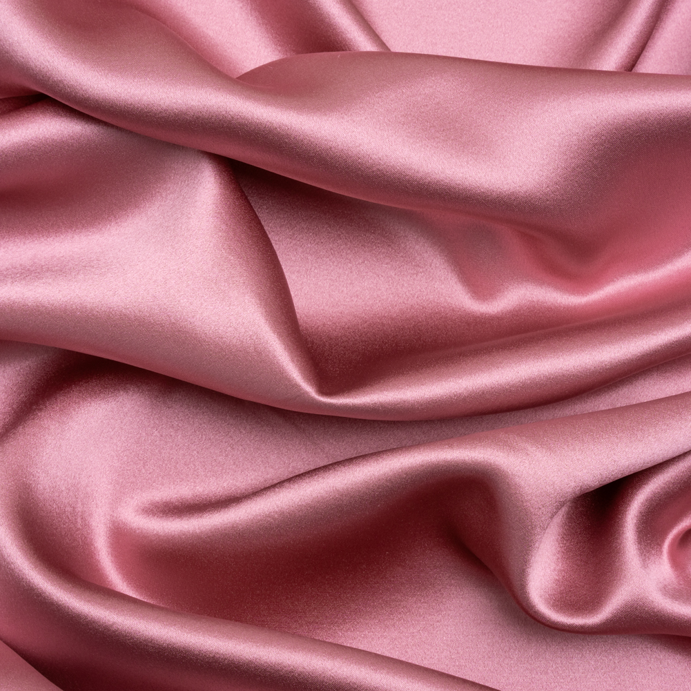 Silk Crepe Back Satin – Polignac Pink – Premium Collection Silk Crepe Back Satin – Polignac Pink – Premium Collection