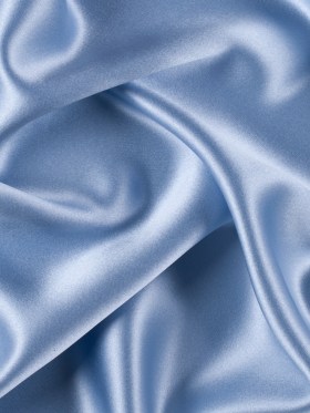 Silk Crepe Back Satin – Baby Blue – Premium Collection Silk Crepe Back Satin – Baby Blue – Premium Collection