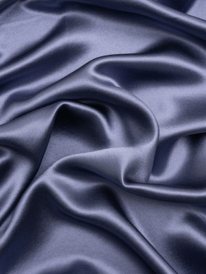 Silk Crepe Back Satin – Infinity Blue – Premium Collection Silk Crepe Back Satin – Infinity Blue – Premium Collection