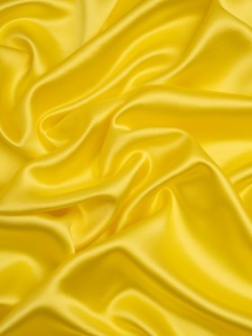 Silk Crepe Back Satin – Buttercup Yellow – Premium Collection Silk Crepe Back Satin – Buttercup Yellow – Premium Collection