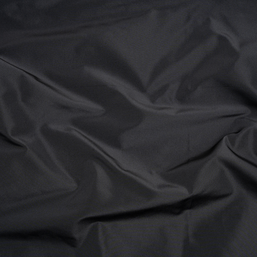 Polyester Taffeta Made in Italy – Black – Premium Collection Polyester Taffeta Made in Italy – Black – Premium Collection