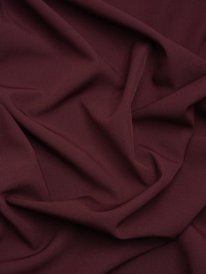 Stretch Recycled Polyester 4-Ply Crepe – Burgundy – Premium Collection Stretch Recycled Polyester 4-Ply Crepe – Burgundy – Premium Collection