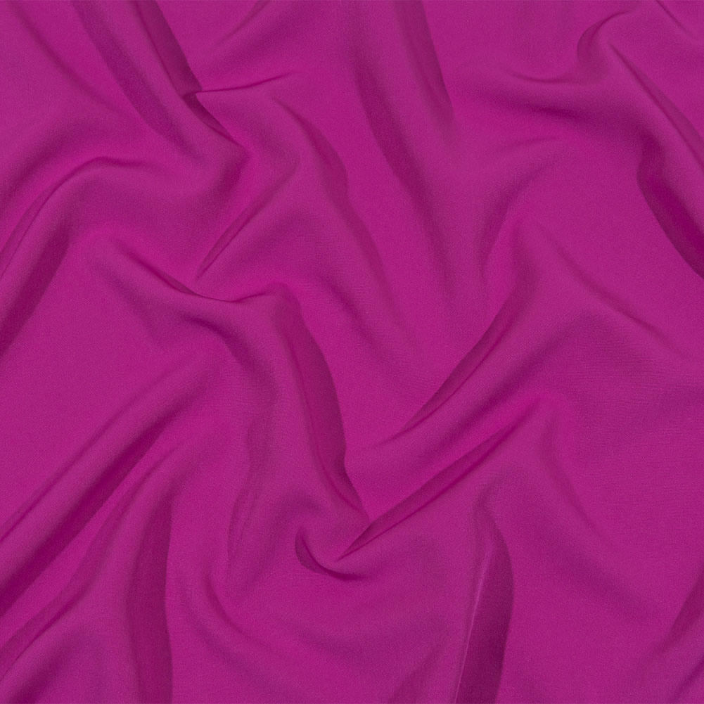Stretch Recycled Polyester 4-Ply Crepe – Dark Fuchsia – Premium Collection Stretch Recycled Polyester 4-Ply Crepe – Dark Fuchsia – Premium Collection