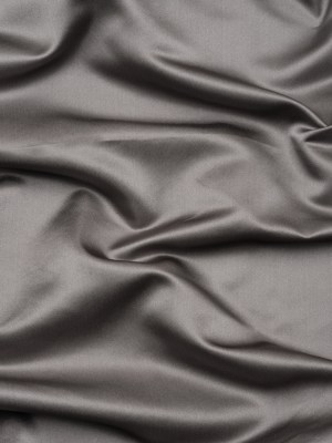 Silk Duchesse Satin – Heather Gray – Premium Collection Silk Duchesse Satin – Heather Gray – Premium Collection