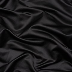 Silk Duchesse Satin – Black – Premium Collection Silk Duchesse Satin – Black – Premium Collection