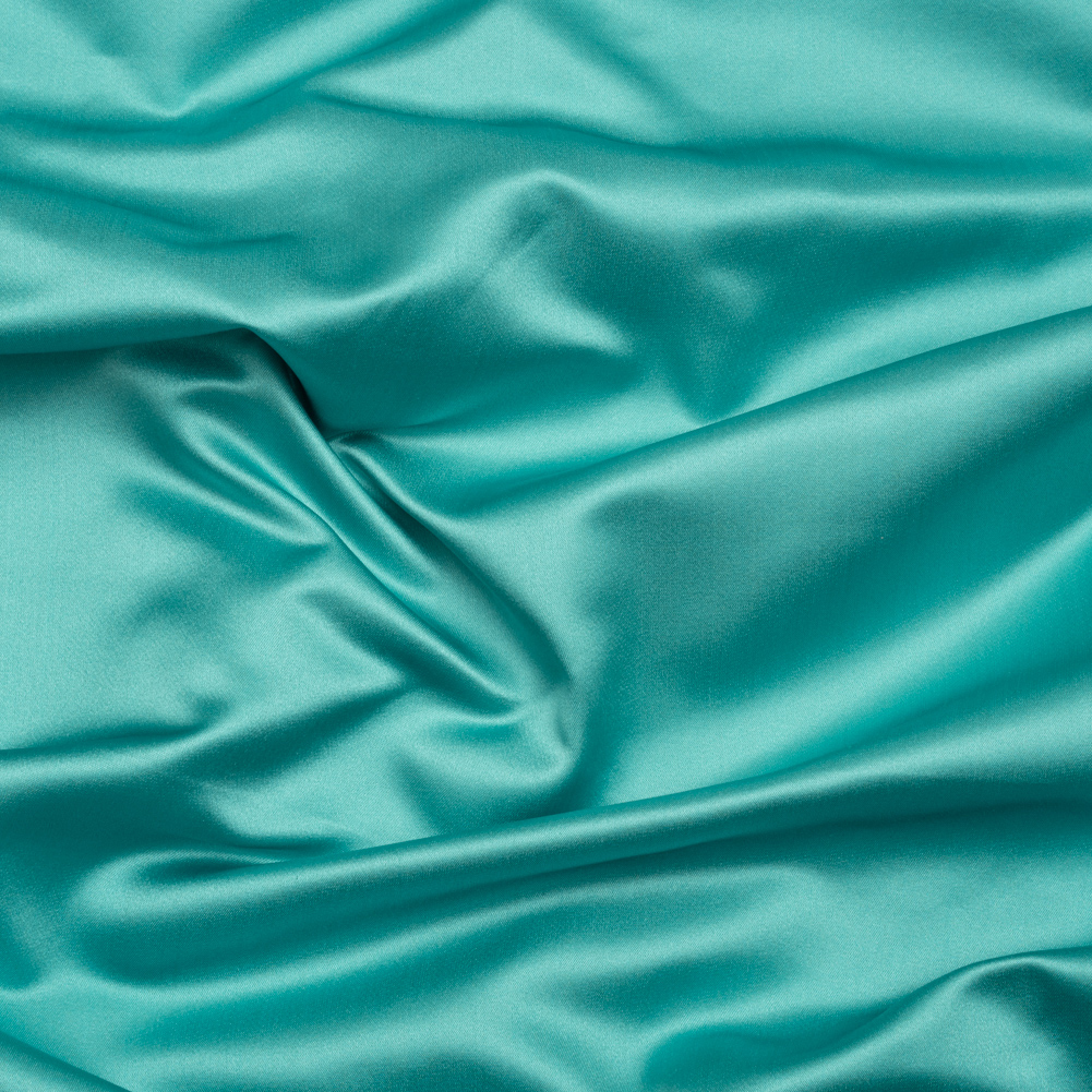 Silk Duchesse Satin – Colonial Blue – Premium Collection Silk Duchesse Satin – Colonial Blue – Premium Collection